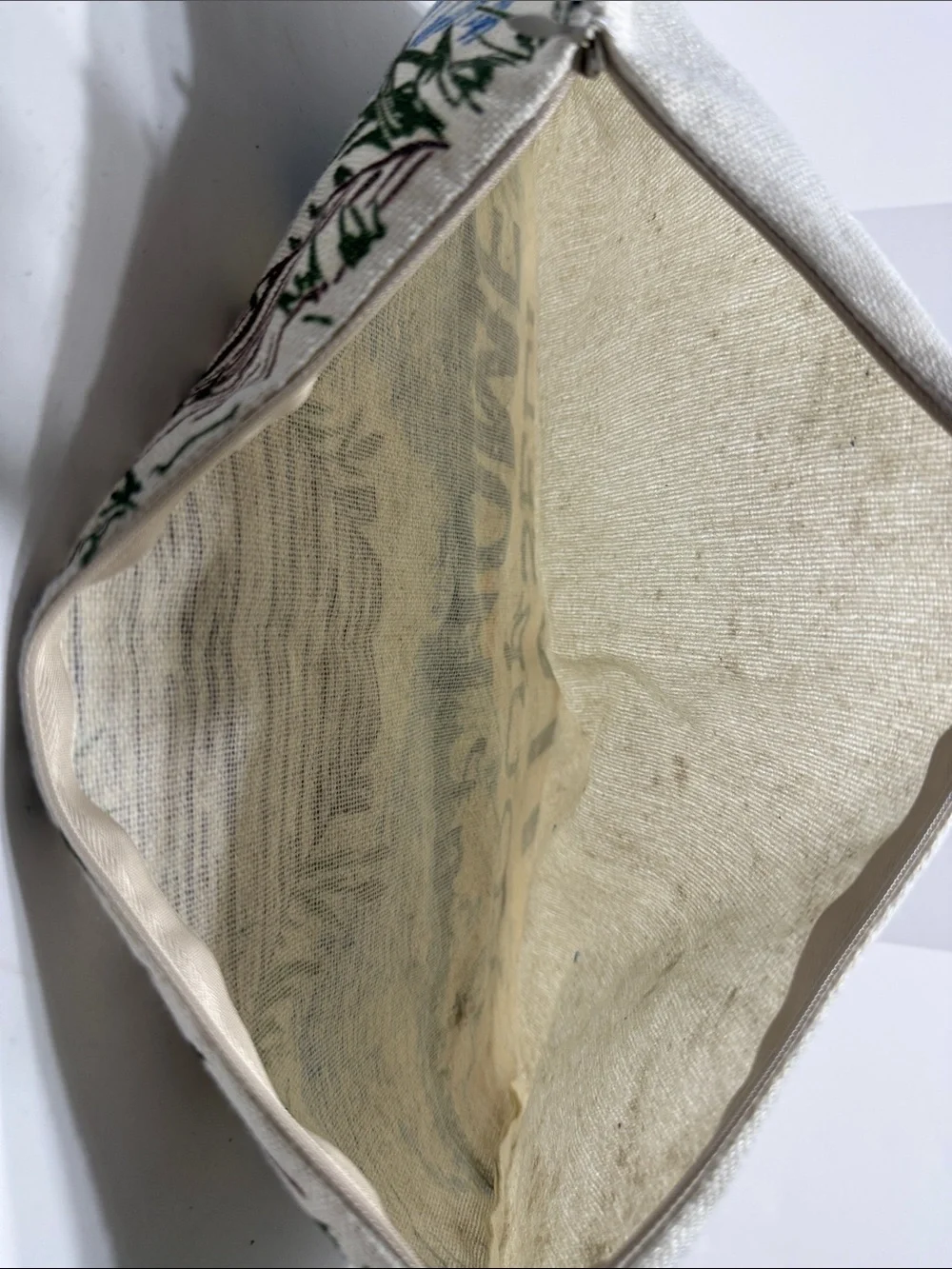 Make Yourself At Home Square Pillow Cover in Soft Cream